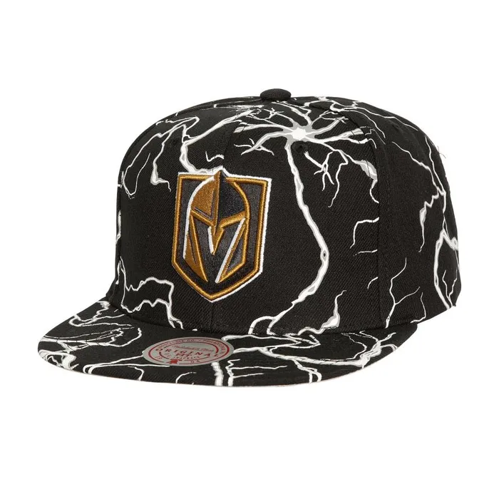 Mitchell and Ness Storm Season Snapback Vegas Golden Knights Men Hats and Headwear Mitchell and Ness Storm Season Snapback Vegas Golden Knights Men Hats and Headwear