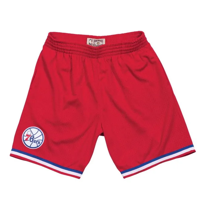 Mitchell and Ness Swingman Shorts Philadelphia 76ers Road 198283 Men Shorts