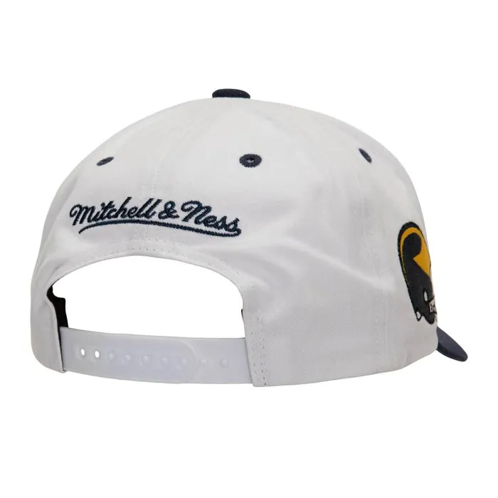 Mitchell and Ness Tail Sweep Pro Snapback V University Of Michigan Men Hats and Headwear Mitchell and Ness Tail Sweep Pro Snapback V University Of Michigan Men Hats and Headwear