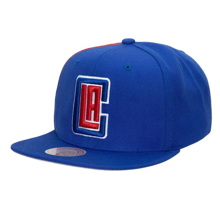 Mitchell and Ness Tapestry Snapback Los Angeles Clippers Men Hats and Headwear Mitchell and Ness Tapestry Snapback Los Angeles Clippers Men Hats and Headwear