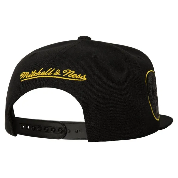 Mitchell and Ness TC Bottoms Snapback Vntg Boston Bruins Men Hats and Headwear Mitchell and Ness TC Bottoms Snapback Vntg Boston Bruins Men Hats and Headwear