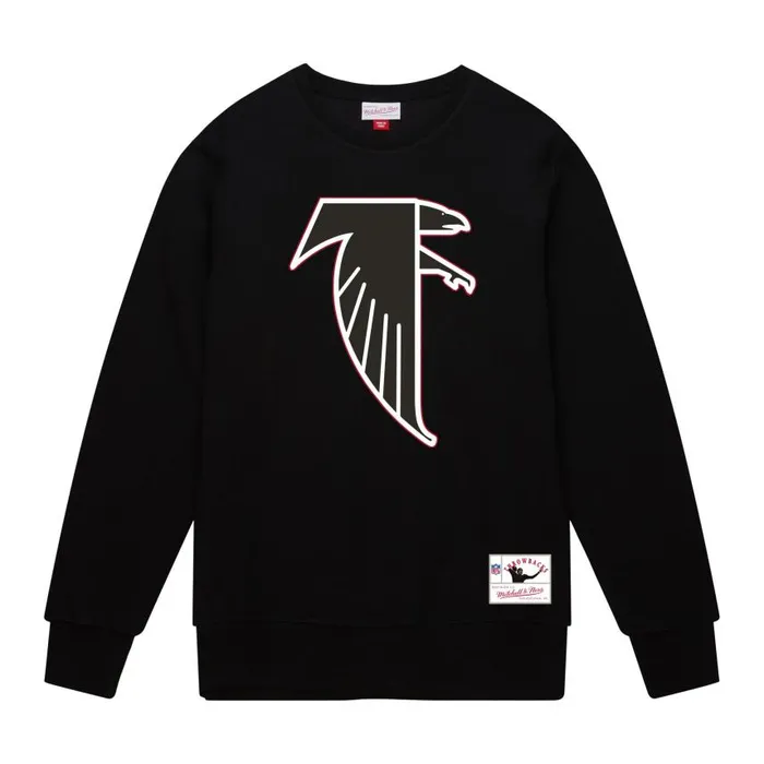 Mitchell and Ness Team Basic 2 Crew Atlanta Falcons Men Hoodies and Sweatshirts