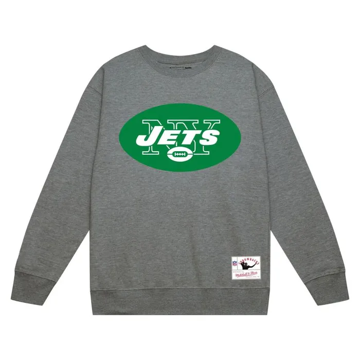 Mitchell and Ness Team Basic 3 Crew New York Jets Men Hoodies and Sweatshirts Mitchell and Ness Team Basic 3 Crew New York Jets Men Hoodies and Sweatshirts