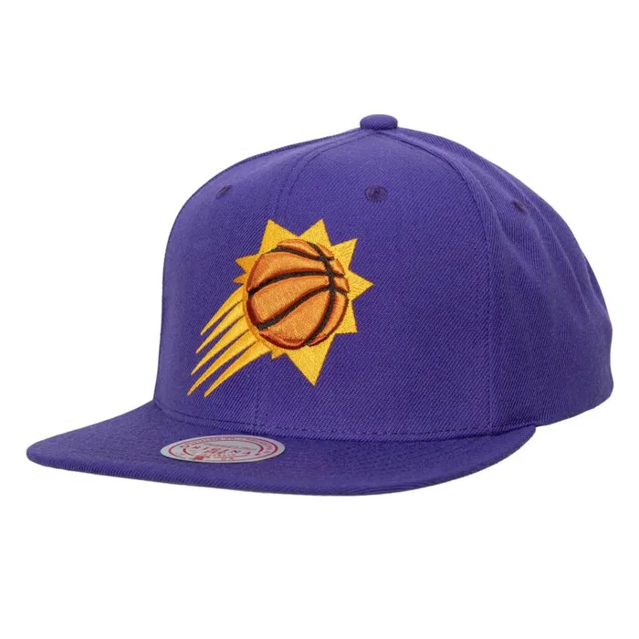 Mitchell and Ness Team Ground 20 Snapback Phoenix Suns Men Hats and Headwear