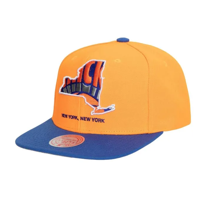 Mitchell and Ness Team Insider Snapback HWC New York Knicks Men Hats and Headwear Mitchell and Ness Team Insider Snapback HWC New York Knicks Men Hats and Headwear