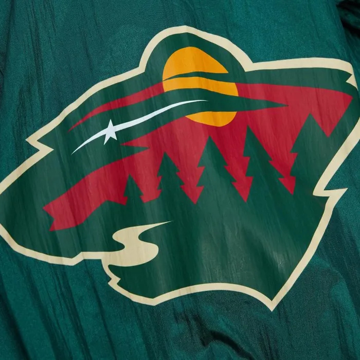 Mitchell and Ness Team OG 20 Anorak Windbreaker Minnesota Wild Men Jackets and Outerwear Mitchell and Ness Team OG 20 Anorak Windbreaker Minnesota Wild Men Jackets and Outerwear
