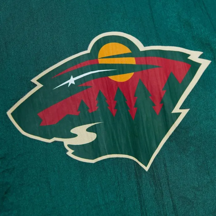 Mitchell and Ness Team OG 20 Anorak Windbreaker Minnesota Wild Men Jackets and Outerwear Mitchell and Ness Team OG 20 Anorak Windbreaker Minnesota Wild Men Jackets and Outerwear