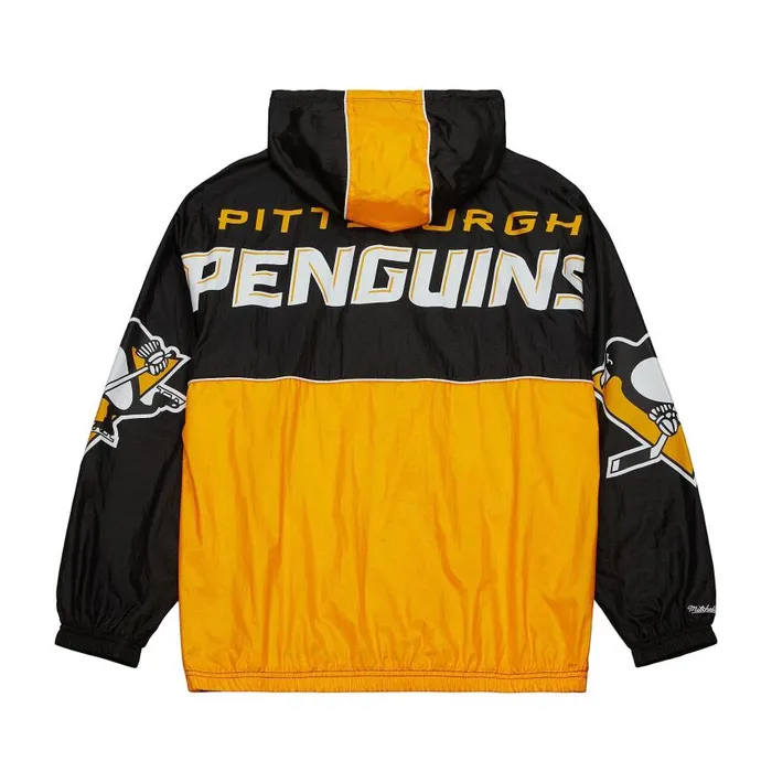 Mitchell and Ness Team OG 20 Anorak Windbreaker Pittsburgh Penguins Men Jackets and Outerwear Mitchell and Ness Team OG 20 Anorak Windbreaker Pittsburgh Penguins Men Jackets and Outerwear