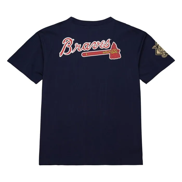 Mitchell and Ness Team OG 20 Premium SS Tee Current Logo Atlanta Braves Men TShirts and Tops Mitchell and Ness Team OG 20 Premium SS Tee Current Logo Atlanta Braves Men TShirts and Tops