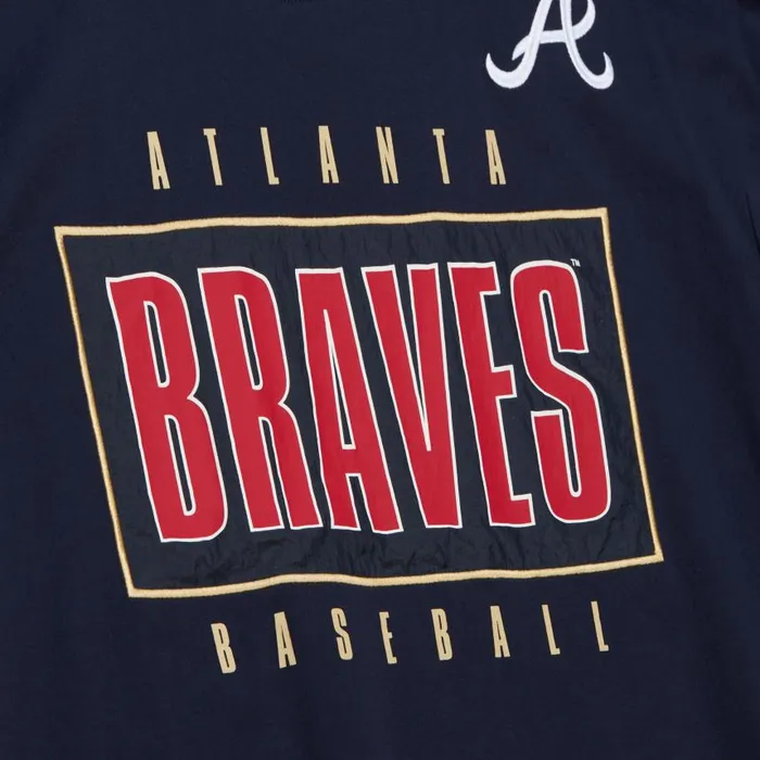 Mitchell and Ness Team OG 20 Premium SS Tee Current Logo Atlanta Braves Men TShirts and Tops Mitchell and Ness Team OG 20 Premium SS Tee Current Logo Atlanta Braves Men TShirts and Tops