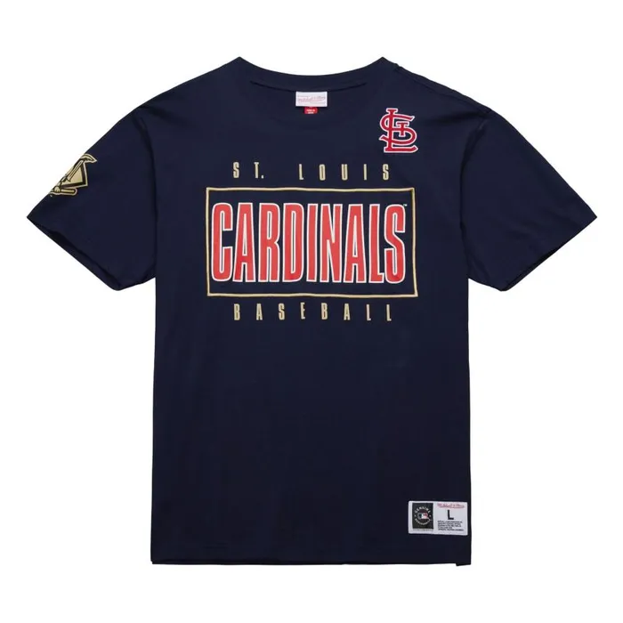 Mitchell and Ness Team OG 20 Premium SS Tee Current Logo St Louis Cardinals Men TShirts and Tops Mitchell and Ness Team OG 20 Premium SS Tee Current Logo St Louis Cardinals Men TShirts and Tops