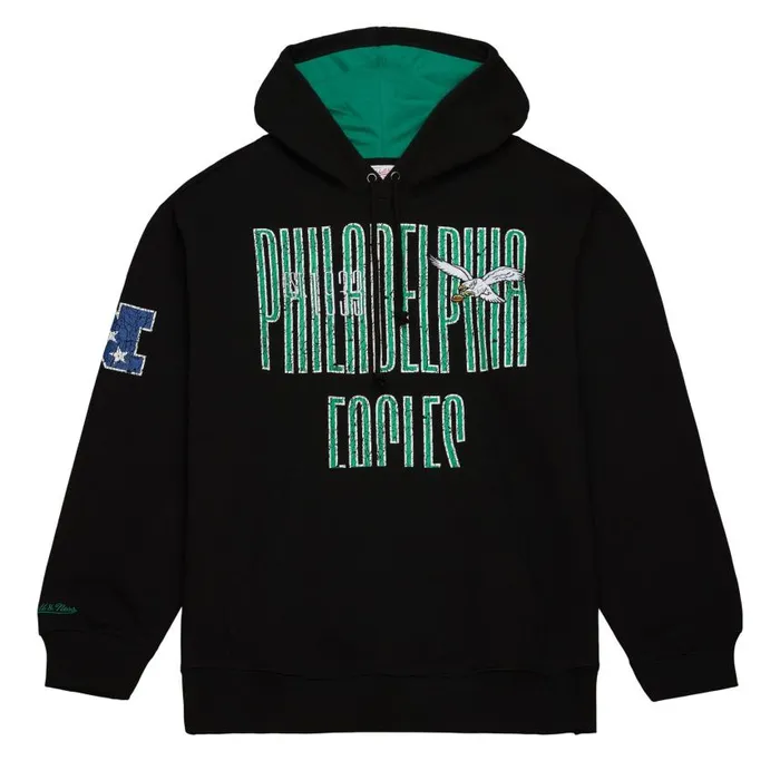Mitchell and Ness Team OG Fleece 20 Philadelphia Eagles Men Hoodies and Sweatshirts Mitchell and Ness Team OG Fleece 20 Philadelphia Eagles Men Hoodies and Sweatshirts