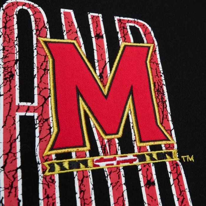 Mitchell and Ness Team OG Fleece Hoodie University Of Maryland Men Hoodies and Sweatshirts Mitchell and Ness Team OG Fleece Hoodie University Of Maryland Men Hoodies and Sweatshirts