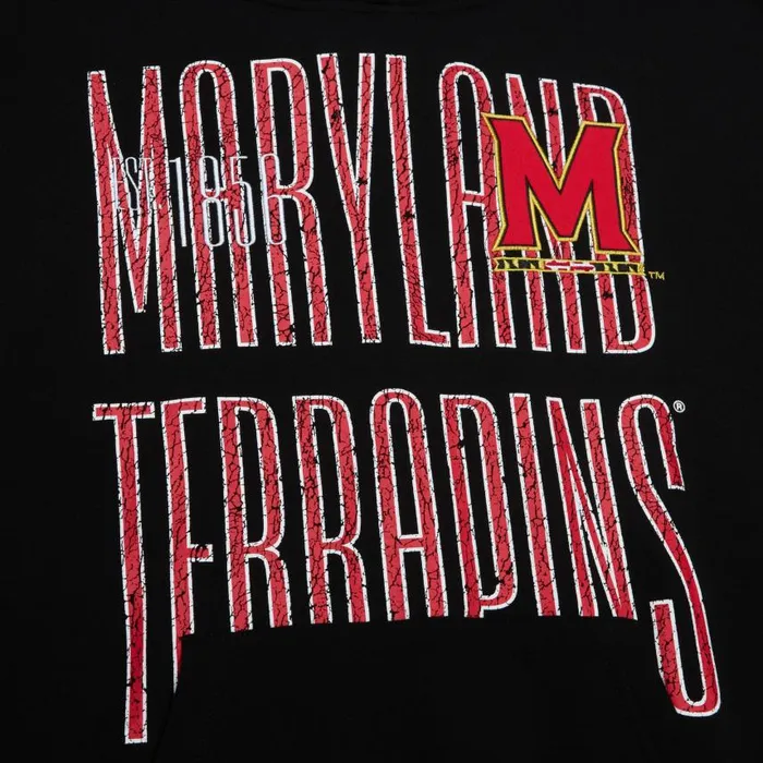 Mitchell and Ness Team OG Fleece Hoodie University Of Maryland Men Hoodies and Sweatshirts Mitchell and Ness Team OG Fleece Hoodie University Of Maryland Men Hoodies and Sweatshirts