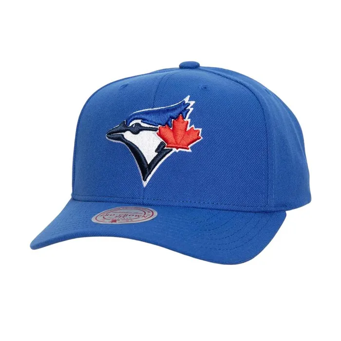 Mitchell and Ness Team Pro Snapback Toronto Blue Jays Men Hats and Headwear