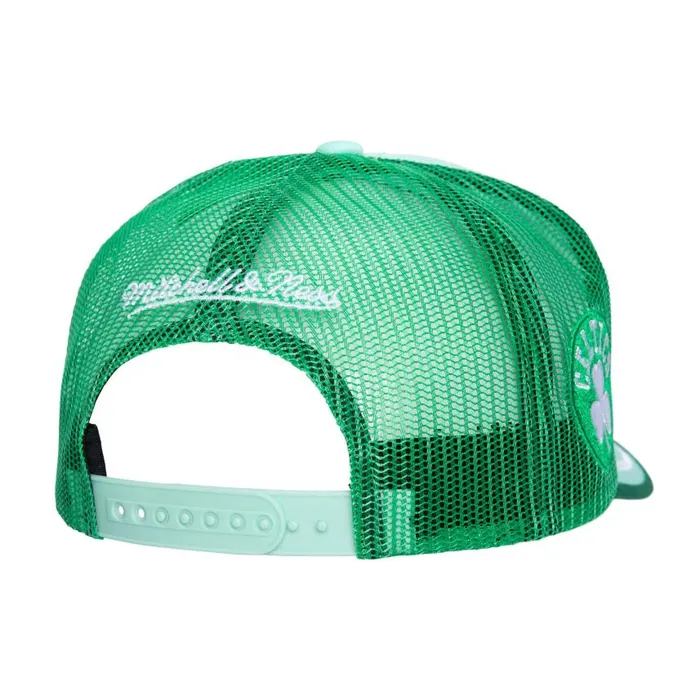 Mitchell and Ness Team Royalty Trucker Boston Celtics Men Hats and Headwear Mitchell and Ness Team Royalty Trucker Boston Celtics Men Hats and Headwear