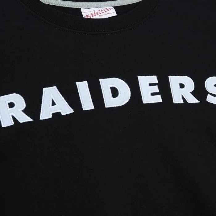 Mitchell and Ness There And Back Fleece Crew Oakland Raiders Men Hoodies and Sweatshirts