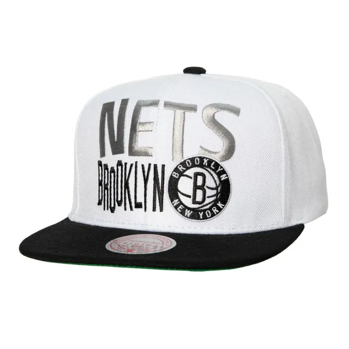 Mitchell and Ness Toss Up Snapback Brooklyn Nets Men Hats and Headwear