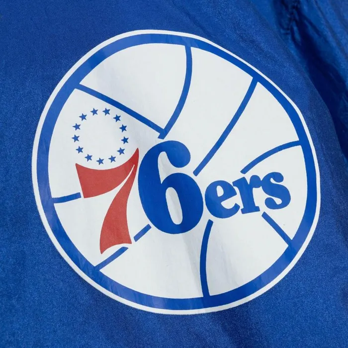 Mitchell and Ness Undeniable Full Zip Windbreaker Philadelphia 76ers Men Jackets and Outerwear Mitchell and Ness Undeniable Full Zip Windbreaker Philadelphia 76ers Men Jackets and Outerwear