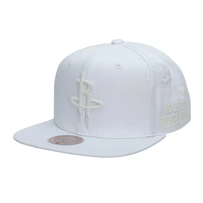 Mitchell and Ness UV Reactive Snapback Houston Rockets Men Hats and Headwear
