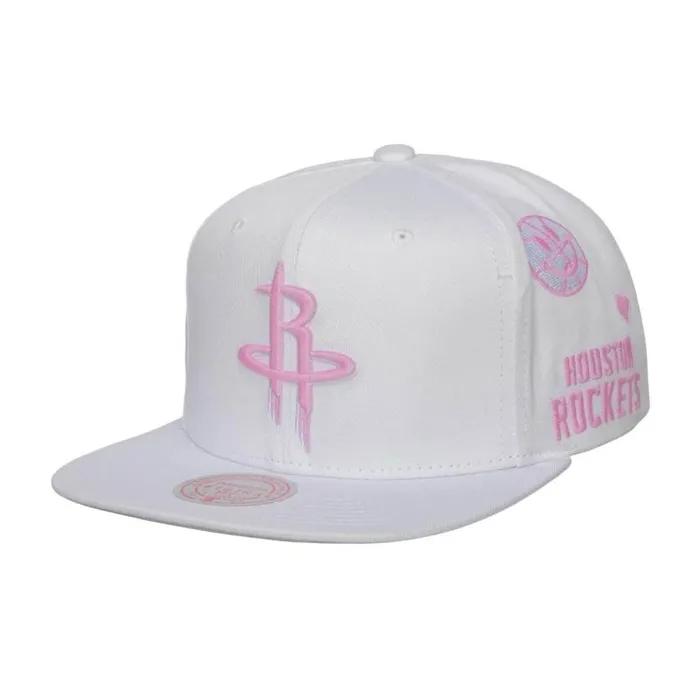 Mitchell and Ness UV Reactive Snapback Houston Rockets Men Hats and Headwear Mitchell and Ness UV Reactive Snapback Houston Rockets Men Hats and Headwear