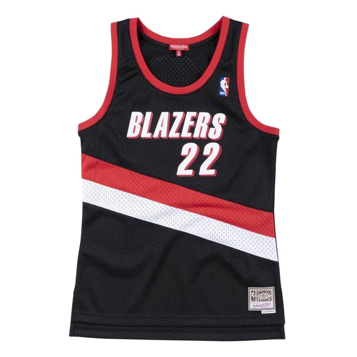 Mitchell and Ness Women039s Swingman Jersey Portland Trail Blazers 199192 Clyde Drexler MenWomen Jerseys