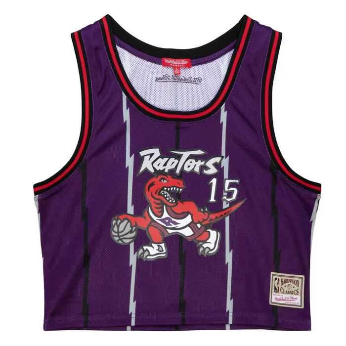 Mitchell and Ness Womens NandN Crop Tank Toronto Raptors 1998 Vince Carter Women TShirts and Tops Mitchell and Ness Womens NandN Crop Tank Toronto Raptors 1998 Vince Carter Women TShirts and Tops