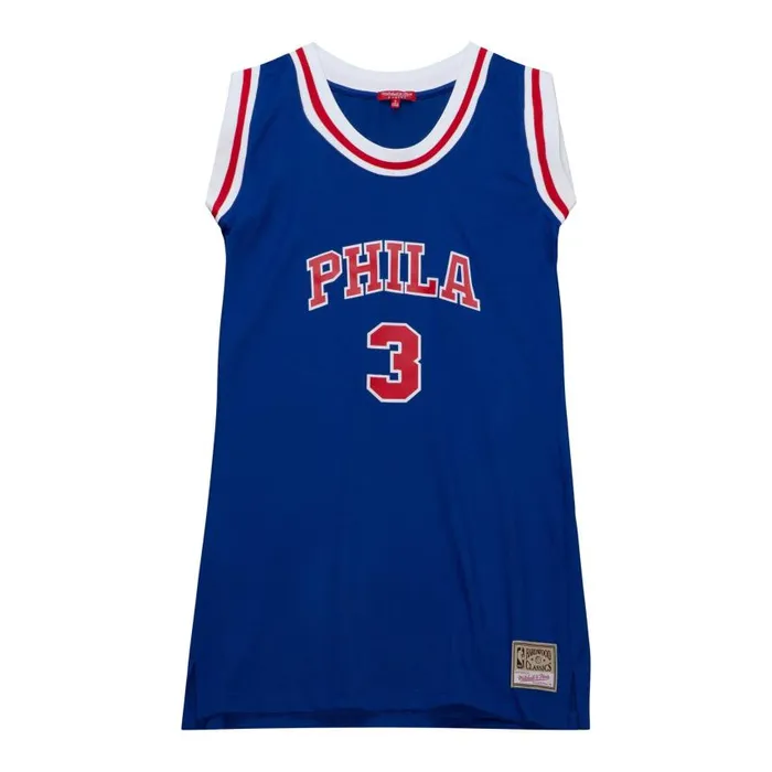 Mitchell and Ness Womens NandN Jersey Dress Philadelphia 76ers 1996 Allen Iverson Women TShirts and Tops Mitchell and Ness Womens NandN Jersey Dress Philadelphia 76ers 1996 Allen Iverson Women TShirts and Tops