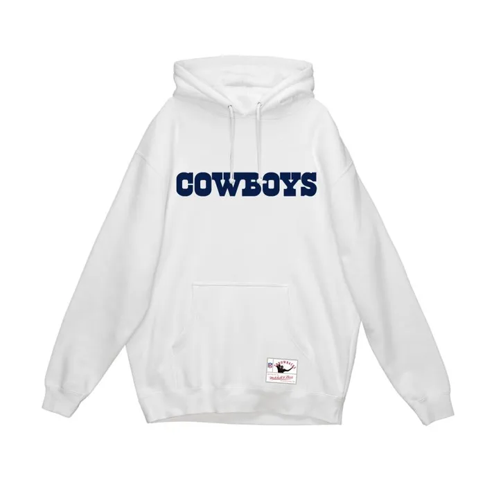 Mitchell and Ness Wordmark 1 Hoodie Dallas Cowboys Men Hoodies and Sweatshirts Mitchell and Ness Wordmark 1 Hoodie Dallas Cowboys Men Hoodies and Sweatshirts