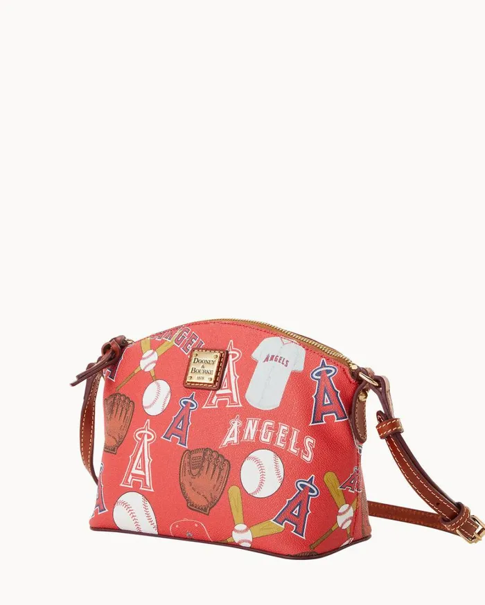 MLB Angels Suki Crossbody Angels Women Dooney and Bourke Crossbodies MLB Angels Suki Crossbody Angels Women Dooney and Bourke Crossbodies