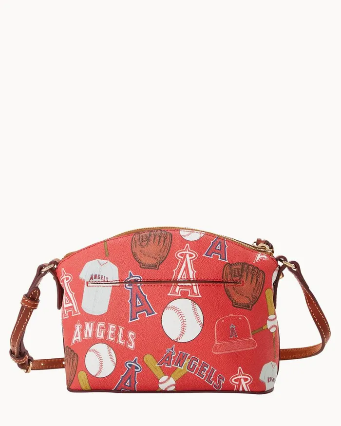 MLB Angels Suki Crossbody Angels Women Dooney and Bourke Crossbodies MLB Angels Suki Crossbody Angels Women Dooney and Bourke Crossbodies