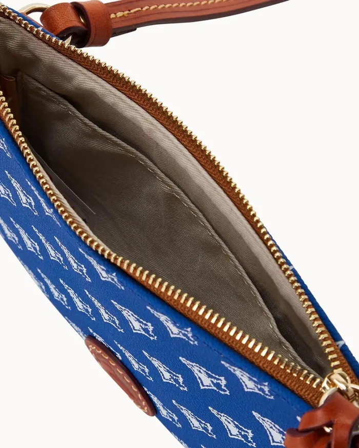 MLB Blue Jays Top Zip Crossbody Blue Jays Women Dooney and Bourke Crossbodies MLB Blue Jays Top Zip Crossbody Blue Jays Women Dooney and Bourke Crossbodies