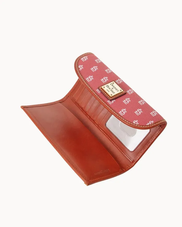 MLB Cardinals Continental Clutch Cardinals Women Dooney and Bourke Wallets MLB Cardinals Continental Clutch Cardinals Women Dooney and Bourke Wallets