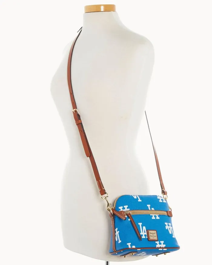 MLB Dodgers Domed Crossbody Dodgers Women Dooney and Bourke Crossbodies MLB Dodgers Domed Crossbody Dodgers Women Dooney and Bourke Crossbodies