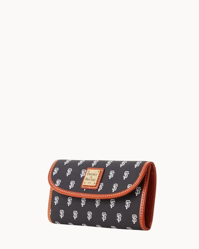 MLB Giants Continental Clutch Giants Women Dooney and Bourke Wallets MLB Giants Continental Clutch Giants Women Dooney and Bourke Wallets