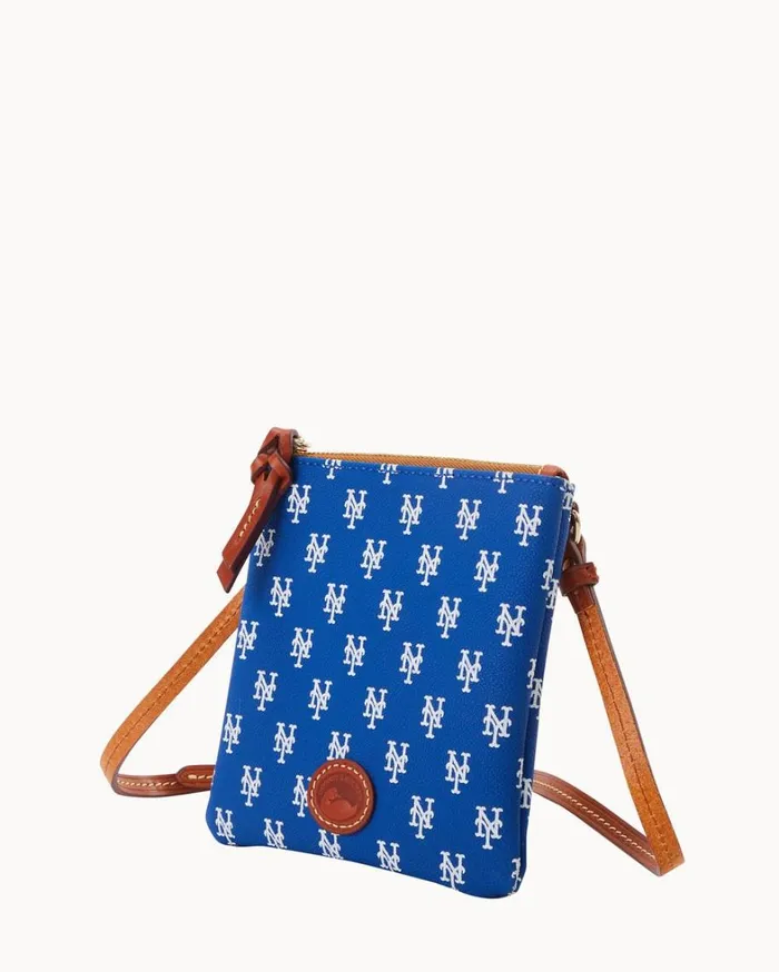 MLB Mets Small North South Top Zip Crossbody Mets Women Dooney and Bourke Crossbodies MLB Mets Small North South Top Zip Crossbody Mets Women Dooney and Bourke Crossbodies