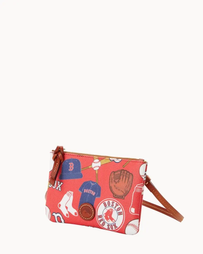 MLB Red Sox Top Zip Crossbody Red Sox Women Dooney and Bourke Crossbodies MLB Red Sox Top Zip Crossbody Red Sox Women Dooney and Bourke Crossbodies