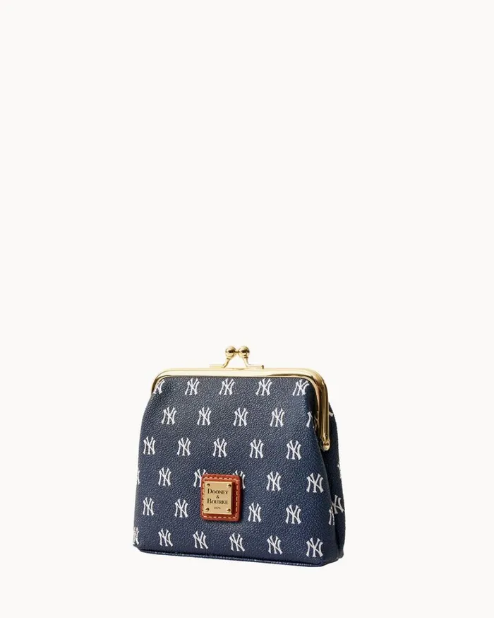 MLB Yankees Large Framed Purse Yankees Women Dooney and Bourke Wallets MLB Yankees Large Framed Purse Yankees Women Dooney and Bourke Wallets