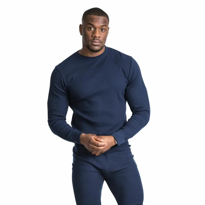 Mystery Unisex Super Soft Thermal Set Navy MenWomen Trespass Base Layers