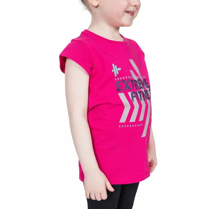 Naja Printed TShirt Pink Lady Kids Trespass Tshirts and Tops