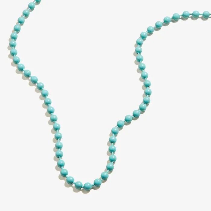 Necklaces Women Alex And Ani Ball Chain Necklace Turquoise Cerakote Turquoise