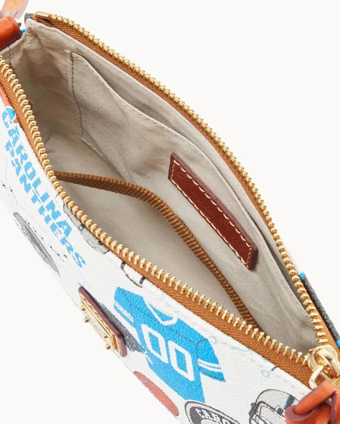 NFL Panthers Lexi Crossbody Sm Coin Case Panthers Women Dooney and Bourke Crossbodies NFL Panthers Lexi Crossbody Sm Coin Case Panthers Women Dooney and Bourke Crossbodies