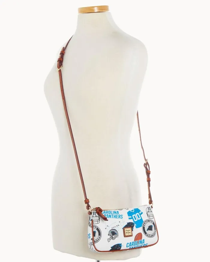 NFL Panthers Lexi Crossbody Sm Coin Case Panthers Women Dooney and Bourke Crossbodies NFL Panthers Lexi Crossbody Sm Coin Case Panthers Women Dooney and Bourke Crossbodies