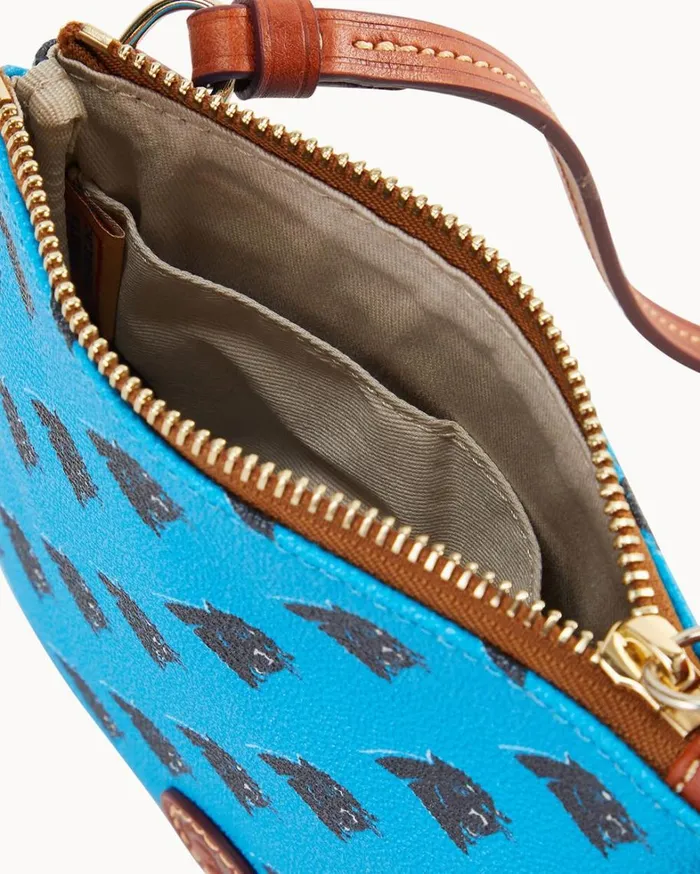 NFL Panthers Small North South Top Zip Crossbody Panthers Women Dooney and Bourke Crossbodies NFL Panthers Small North South Top Zip Crossbody Panthers Women Dooney and Bourke Crossbodies