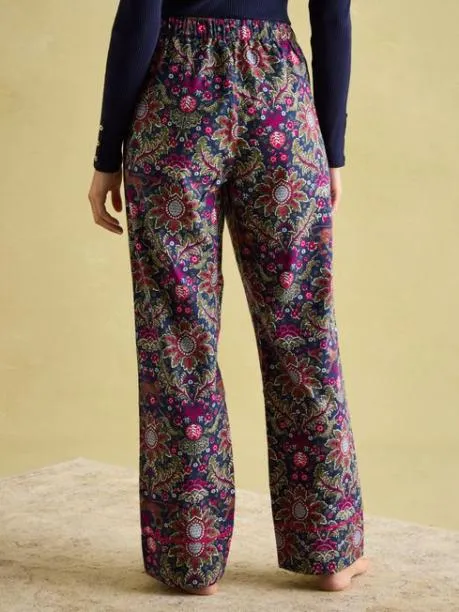 Nightwear Women Joules Navy Cotton Pyjama Bottoms