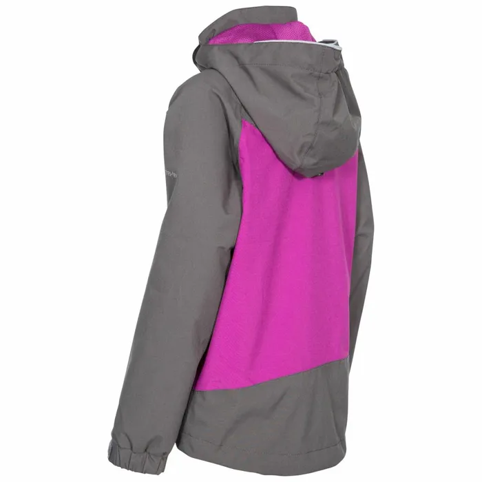 Novah Waterproof Jacket Purple Orchid Kids Trespass School Jackets