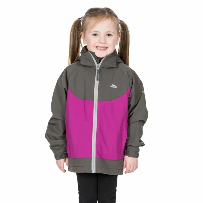 Novah Waterproof Jacket Purple Orchid Kids Trespass School Jackets