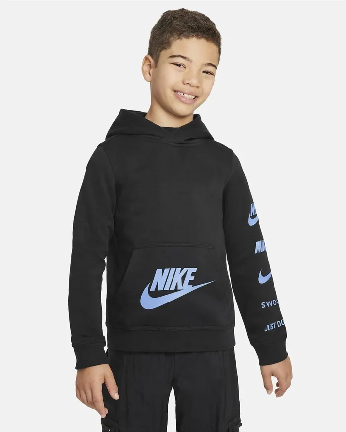 Older Kids 7 8211 15 Years Kids Nike Sportswear Standard Issue Black