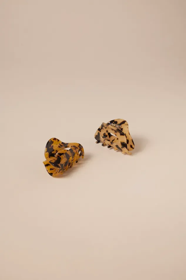 Open Tortoise Claw Set Multi Women Lucky Brand Hair Accessories