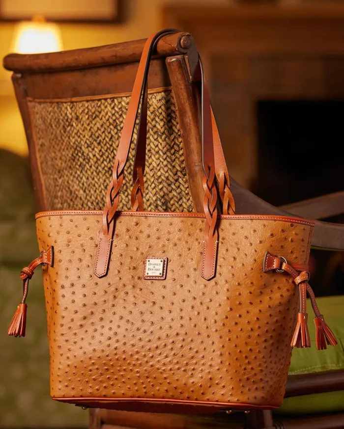 Ostrich Bailey Black Women Dooney and Bourke Totes Ostrich Bailey Black Women Dooney and Bourke Totes
